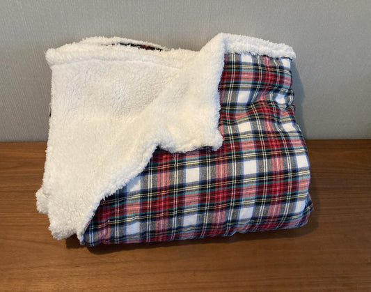Thick Flannel & Sherpa Lined Blanket