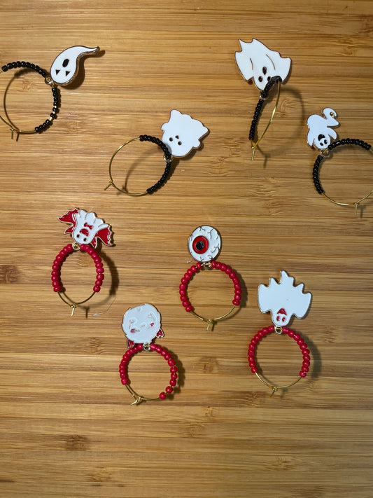 Halloween Wine Charms